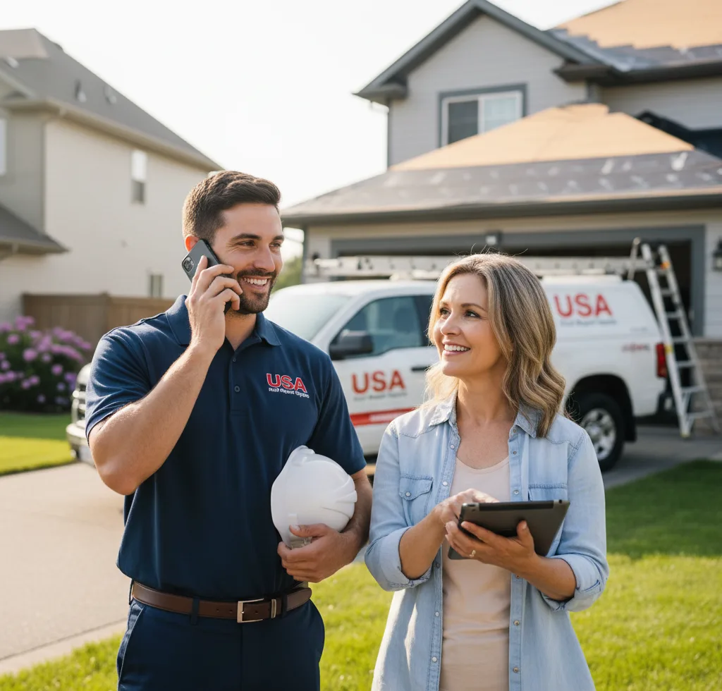 USA Roof Repair Experts customer support in Mercersburg